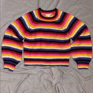 Cloud Chaser Multicolor Striped Sweater